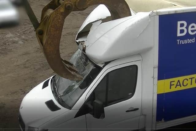Kirklees Council had the van crushed