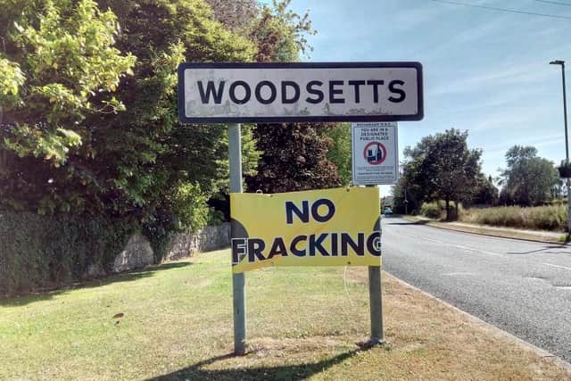 There has been a long-running campaign against fracking plans for Woodsetts