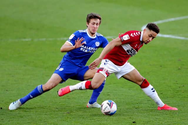 Cardiff City's Will Vaulks (left) could be on his way back to South Yorkshire at Sheffield Wednesday. Picture: Richard Sellers/PA