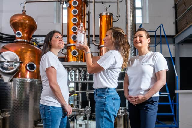 Nicola, Alexa and Geri came to distilling from different professional backgrounds