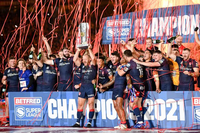 St Helens completed a hat-trick of Grand Final wins last October. (Picture: SWPix.com)