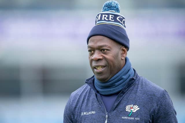 Ottis Gibson: Yorkshire coach as bemused as anyone at the fixture scheduling. (Picture: Allan McKenzie/SWPix.com)