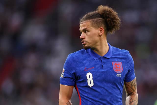 KALVIN PHILLIPS: The England international is a man in demand this summer. Picture: Getty Images.
