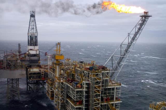 The Buzzard oil field in the North Sea. Picture: Danny Lawson/PA Wire.