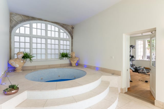 The property has a substantial leisure wing with indoor swimming pool with Jacuzzi and well equipped gym.