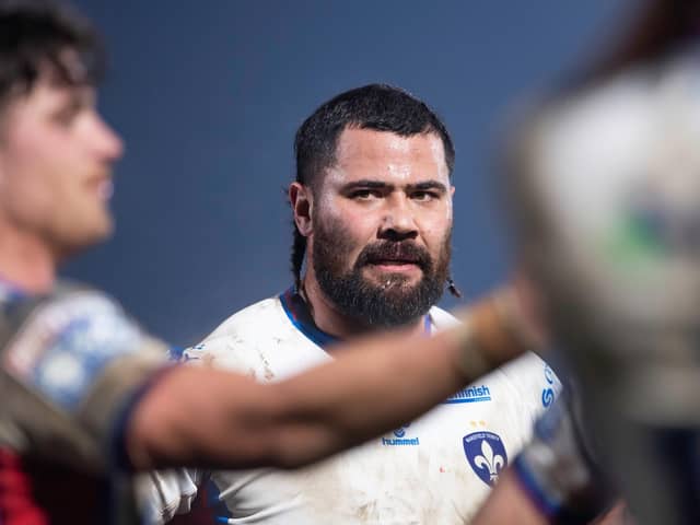 Wakefield Trinity forward David Fifita is the last piece of the All Stars jigsaw to face England at Warrington. Picture: Allan McKenzie/SWpix.com.