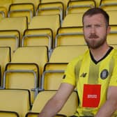 Latest Harrogate signing Stephen Dooley. Picture courtesy of Harrogate Town AFC.