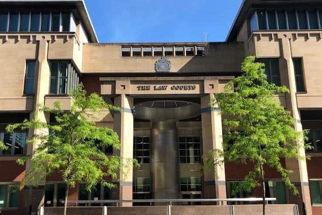 Sheffield Crown Court, pictured, has heard how a Sheffield stalker has been given a suspended prison sentence after he repeatedly called his ex-partner and threatened to kill her.