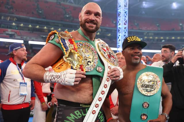 TYSON FURY: Is coming to Yorkshire three times on his UK tour. Picture: Getty Images.