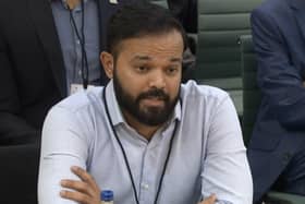 Former cricketer Azeem Rafiq giving evidence at the inquiry into racism he suffered at Yorkshire County Cricket Club, at the Digital, Culture, Media and Sport (DCMS) committee on sport governance at Portcullis House in London. Picture date: Tuesday November 16, 2021. (Picture: PA)