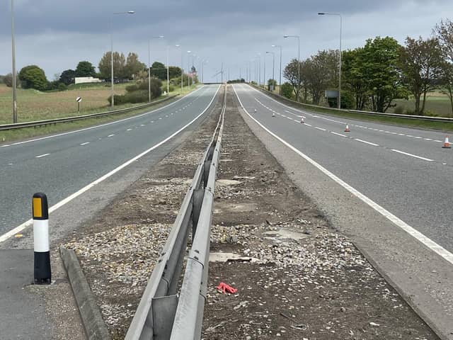 The A19 has been closed at Thornaby