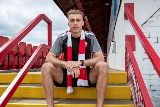 New signing Jamie Searle. Picture courtesy of Barnsley FC.