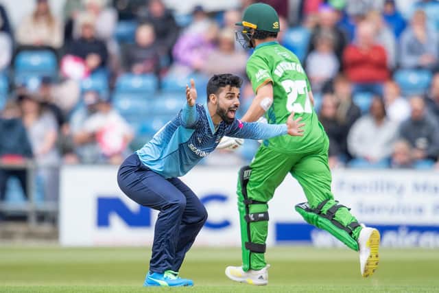 Back in the picture: Pakistan star Shadab Khan is available again for Yorkshire after a spell on international duty. Picture by Allan McKenzie/SWpix.com