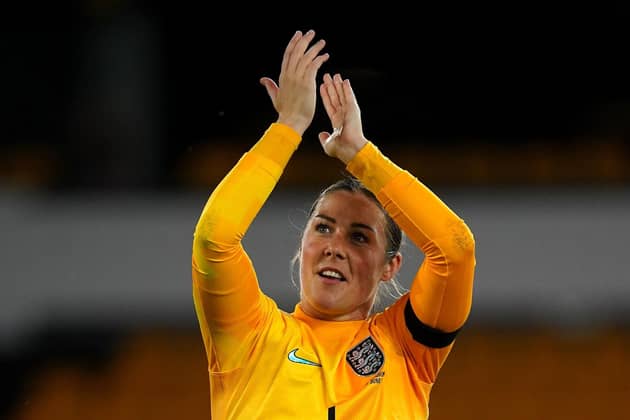 England’s No 1: Despite pressure from Sheffield-born Manchester City goalkeeper Ellie Roebuck, Mary Earps, pictured, looks set to be England’s No 1 for the women’s Euros. (Picture: PA)