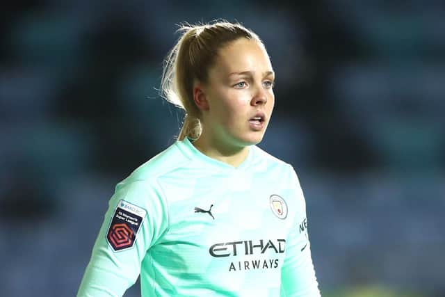 Manchester City goalkeeper Ellie Roebuck, who was born in Sheffield, is also in the Lionesses squad for the summer's Euros (Picture: PA)