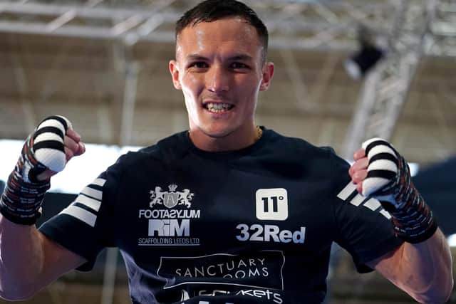 Leeds boxer Josh Warrington is a friend and inspiration to fellow city fighter Jack Bateson. Picture: Martin Rickett/PA Wire.