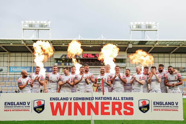 England avenged last year's defeat to the All Stars. (Picture: SWPix.com)