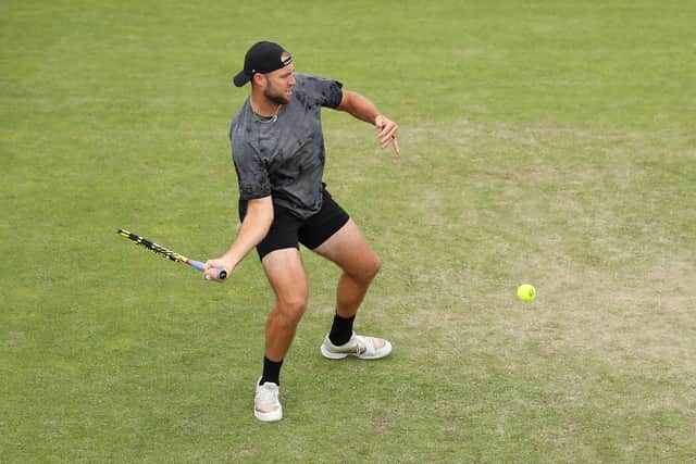 Jack Sock: The American former world No 8 is the last seed standing in the men’s singles competition at Ilkley. Picture: Getty