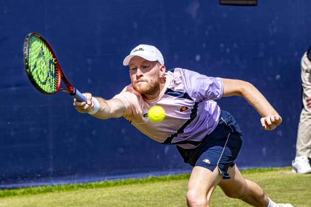 Out: 
Luke Johnson couldn't make it two players from Leeds raching the final as he and Scottish doubles partner Aiden McHugh were beaten in the semis.  Picture Tony Johnson