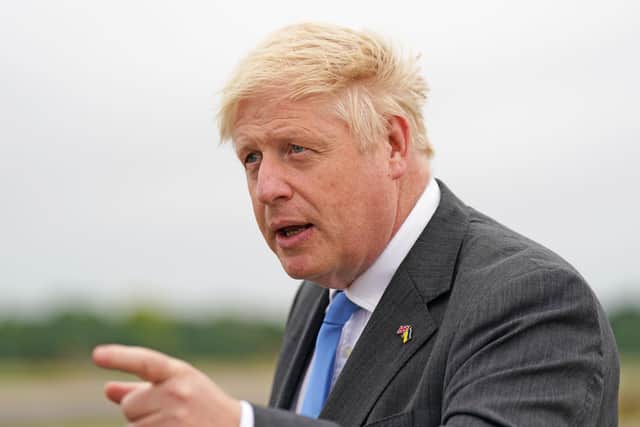 Boris Johnson is to speak about the rail strikes and public sector pay talks in Cabinet today