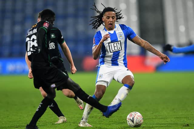 New challenge: Huddersfield Town defender Romoney Crichlow has moved to neighbouring Bradford City. 
Picture: Jonathan Gawthorpe