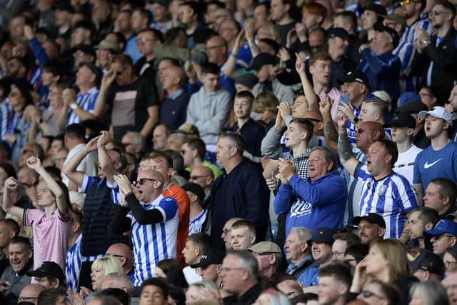 Sheffield Wednesday's fans will be hoping to celebrate promotion from League One at the end of the 2022-23 season. Picture: Steve Ellis