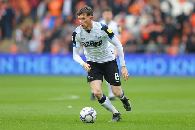 The 21-year-old made 43 appearances for Derby last season.