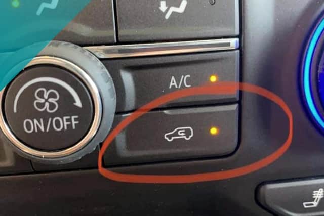 The air circulation button is now found in many cars