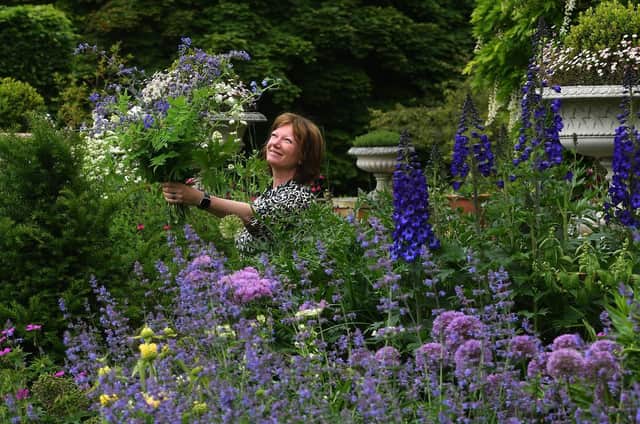 Sasha York who has created her garden in Hutton Wandesley from scratch over the past 12 years