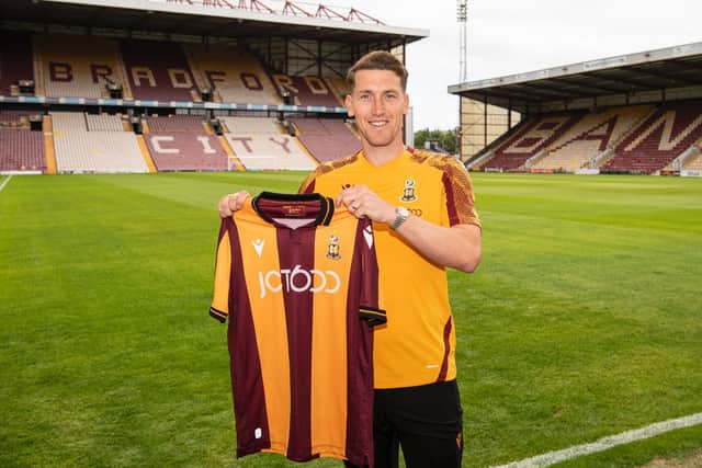 Former Hull City captain Richie Smallwood, who has joined Bradford City this week. Picture courtesy of Bradford City AFC.