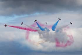 The Red Arrows are heading to Yorkshire this weekend