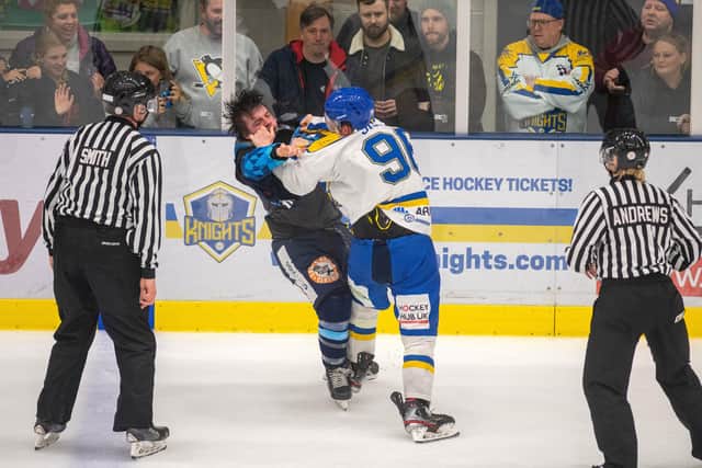 Leeds Knights and Sheffield Steeldogs will launch their respective 2022-23 NIHL National campaigns on the weekend of September 15-16. 
Picture: Bruce Rollinson