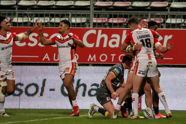 Catalans Dragons won convincingly the last time the sides met. (Picture: SWPix.com)