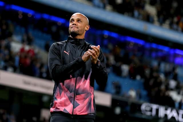 NEW LIFE: Vincent Kompany will start competitive managerial life at Burnley with an opening night Championship clash against Huddersfield Town Picture: Martin Rickett/PA