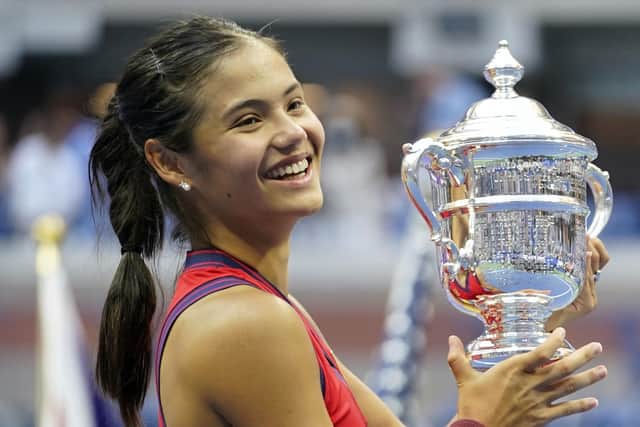Emma Raducanu, began 2021 wondering whether Covid-19 would allow her to sit her A Levels. After reaching the last 16 at Wimbledon, Raducanu, then 18, stunned the tennis world by winning the US Open. Raducanu won all 20 sets she played in qualifying and the main draw to become the first British woman to win a grand slam singles title since Virginia Wade lifted the Wimbledon trophy in 1977. She banked a  1.8million winner’s cheque, a spot on the red carpet at New York’s fashionable Met Gala and a place in the nation’s heart. (Picture; PA)