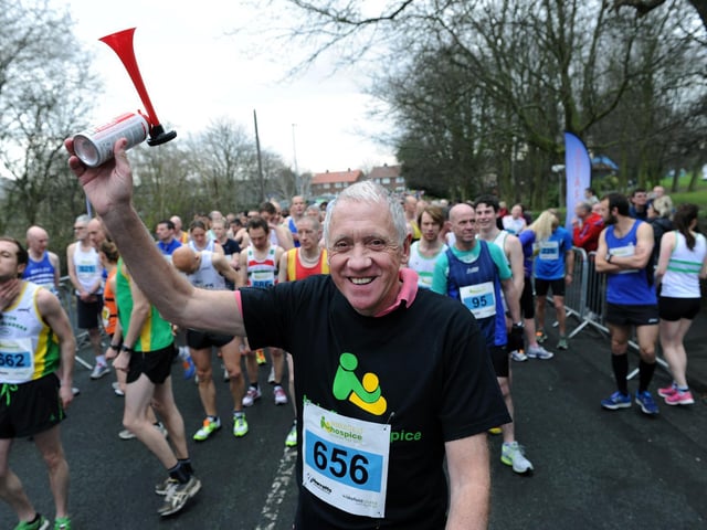 Harry Gration gets the race underway in 2013