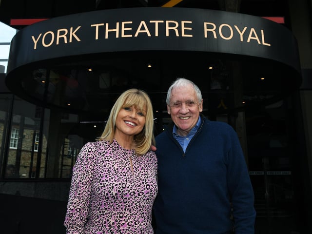 Harry Gration and Christine Talbot at York Theatre Royal ahead of bringing their show A Grand Yorkshire Night Out to the theatre and to Scarborough earlier this year.