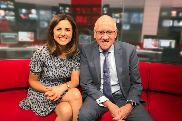 Harry Gration with Keeley Donovan