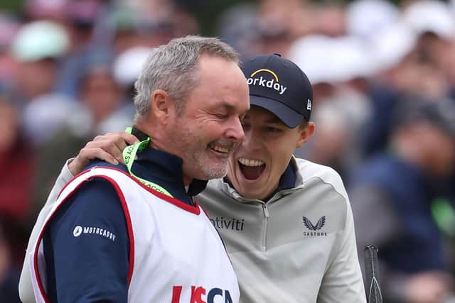 Made in yorkshire: Golfer Matt Fitzpatrick of Sheffield and Bingley’s Billy Foster share their US Open triumph at Brookline together as the reality sinks in (Picture: Getty Images)