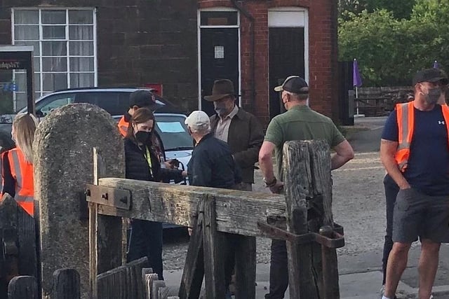 Harrison Ford also paid a visit to Yorkshire while filming the latest, and as yet untitled, Indiana Jones film. He was spotted in the village of Grosmont and he stopped to speak to a few fans.