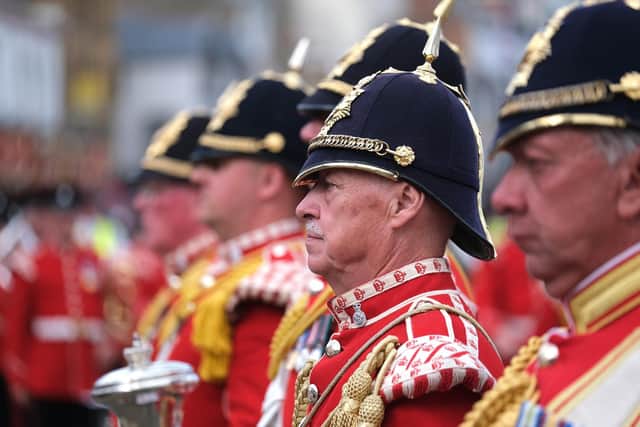Sparkling military uniforms were in evidence everywhere. Photo: Richard Ponter Photography/Scarborough Borough Council