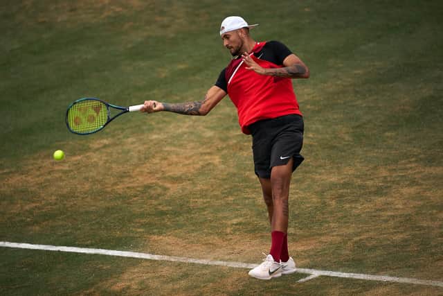 STAND-OUT MATCH: Between Nick Kyrgios, pictured, and Hull's Paul Jubb on Tuesday. Picture: Getty Images.