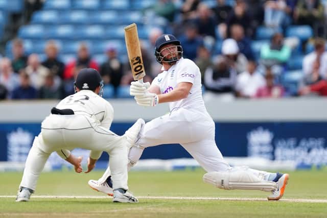 England's Jonny Bairstow during day five of the third LV= Insurance Test Series Match at Headingley (Picture: PA)