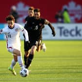 New arrival: Leeds United’s summer signing Brenden Aaronson, in action for the United States during a 2022 World Cup Qualifying match against Canada. Picture: Vaughn Ridley/Getty Images