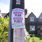 There has been local anger at the plans to locate hundreds of asylum seekers in the village.