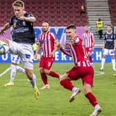 EUROPEAN EXPERIENCE: James McCart playing for St Johnstone against Austrian side LASK