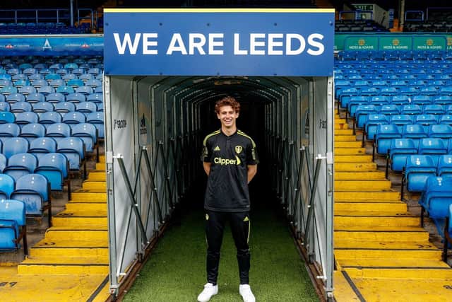 SIGNING: Brenden Aaronson could make his Leeds United debut at the home of York City