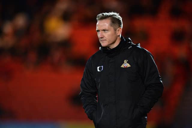 Only way is up: Molyneux believes Doncaster can have a much better season under Gary McSheffrey thanks to new signings and players returning to fitness. 
Picture Bruce Rollinson