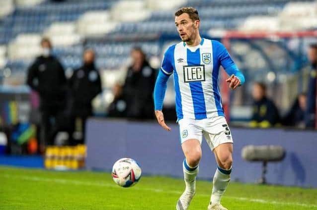 Huddersfield Town left-back Harry Toffolo. Picture: Bruce Rollinson.