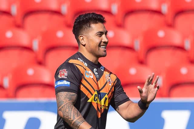 Sosaia Feki's only appearance for Castleford Tigers so far came in the Challenge Cup. (Picture: SWPix.com)
